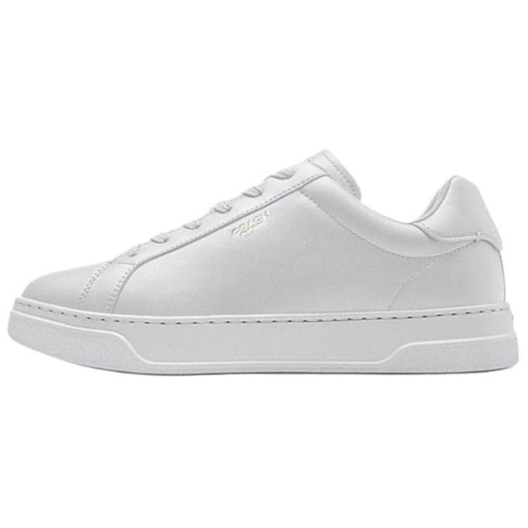 Coach Highline Low Top Skateboard Shoes Men's White CX120-OPI