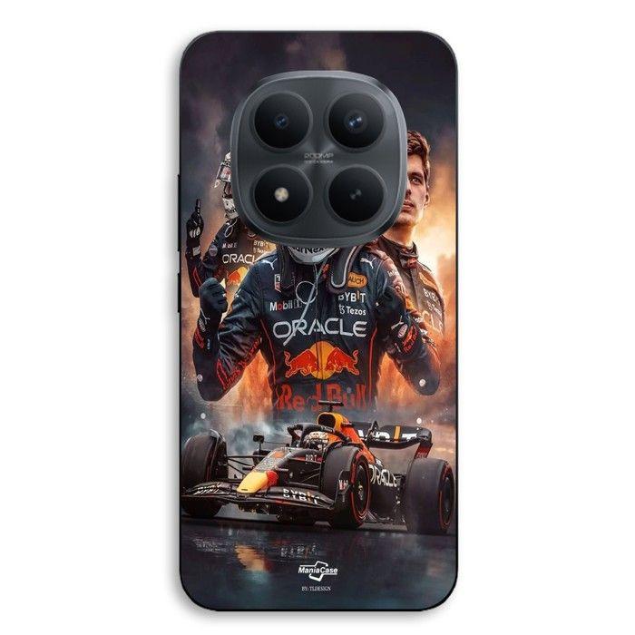 Coque téléphone - MANIACASE - Xiaomi Redmi Note 15 Pro Plus 5G - Silicone TPU - Noir - Max Verstappen F1