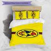 Club América 3pcs Bedding Set Duvet Cover Closure Includes 1 Duvet Cover & 2 Pillowcases for All Seasons Bedroom Home Dorm Decor