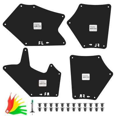 For Toyota Tundra Sequoia 2007- Mud Flaps Splash Guards Fender Liners Shield Apron Seal Tire Tread Depth Gauge Brake