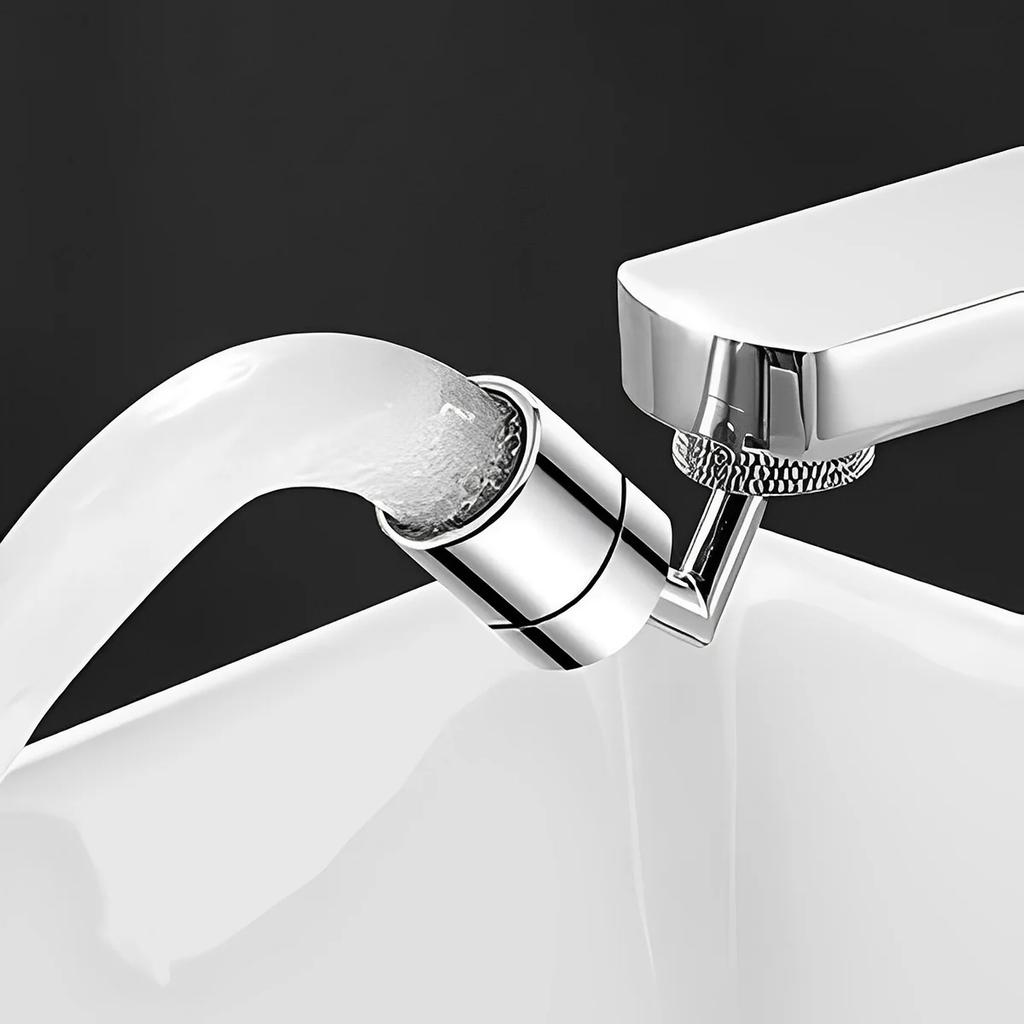 Premium Kitchen Faucet Spout - Wide 720° Rotation Waterfall Spout Solid Brass Construction, Anti-Corrosion Easy Install