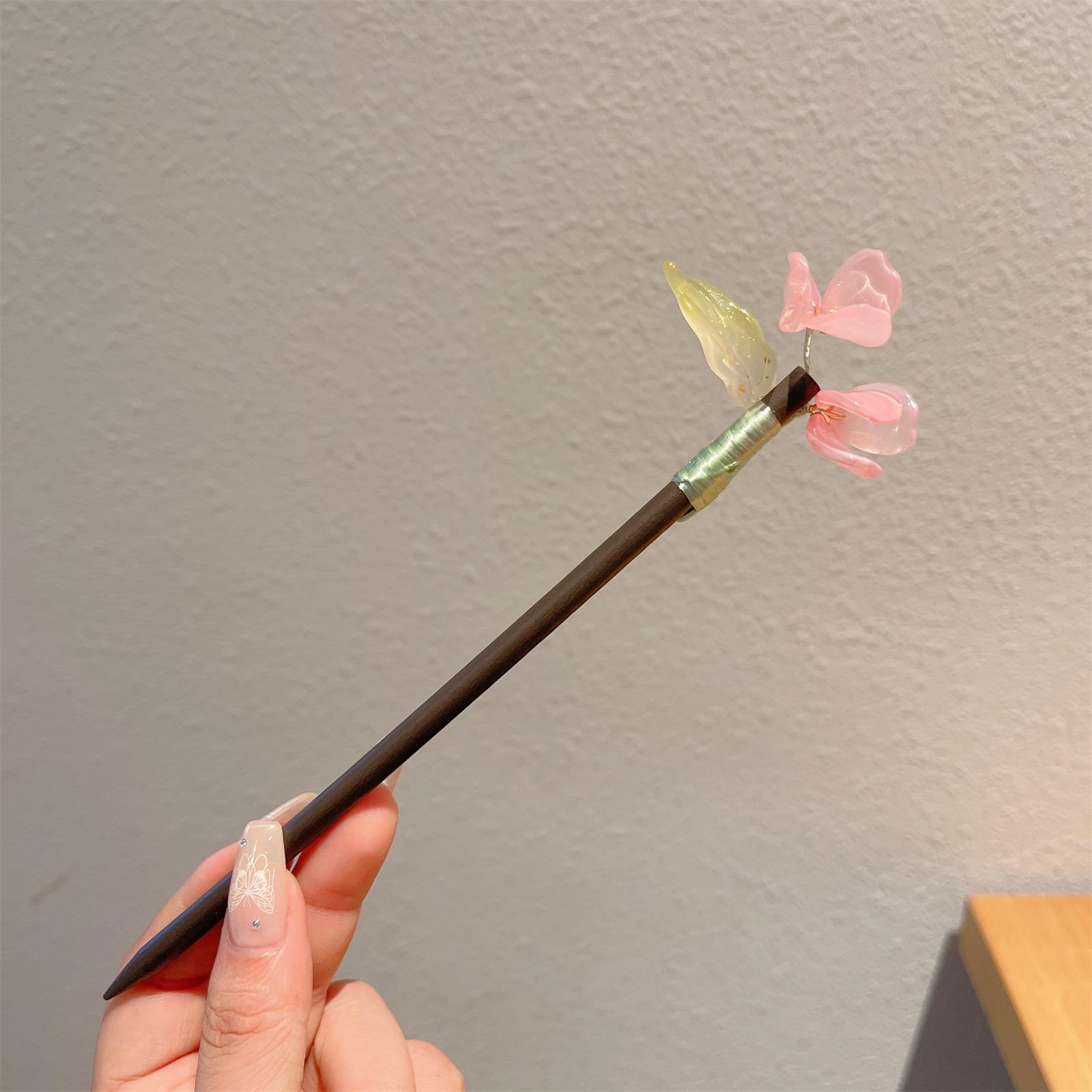 

Деревянная заколка для волос в стиле новой китайской моды, женская, в древнем стиле, аксессуары для юбки «лошадиное лицо», высококлассная шпилька для волос ханьфу