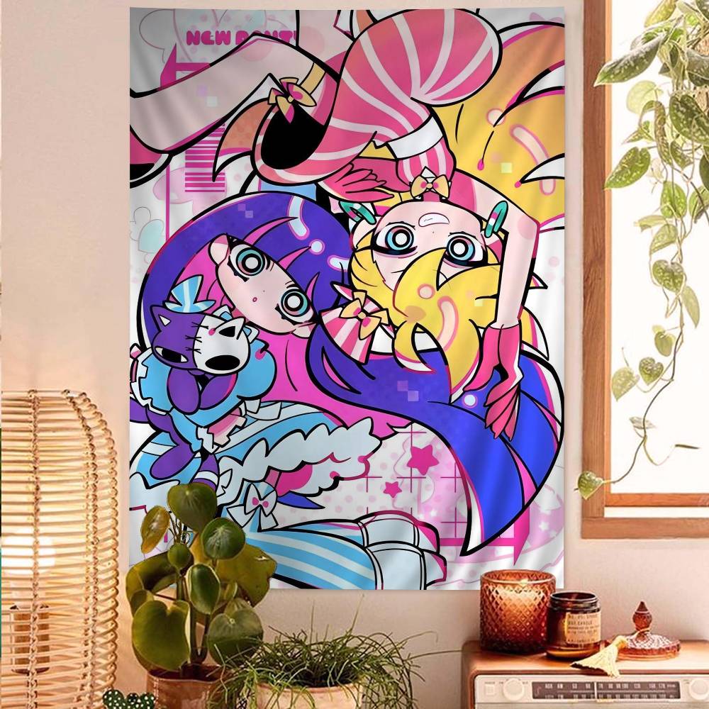 

Anime Panty And Stocking With Garterbelt Hanging Bohemian Tapestry Bohemian Wall Tapestries Mandala Cheap Hippie Wall Hanging 74x94cm(29x37in)