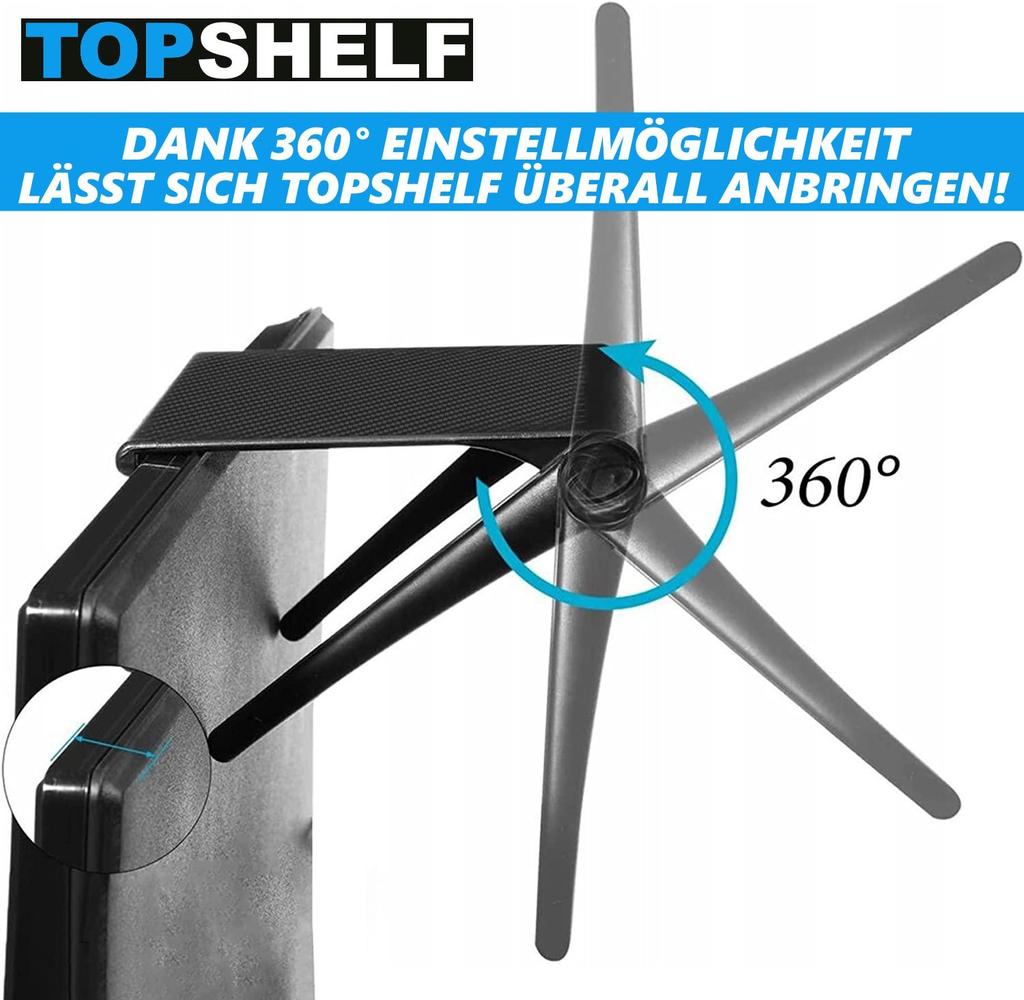 TOPSHELF Universal Skjermhylle Skjermoppbevaringshylle Skjerm PC TV