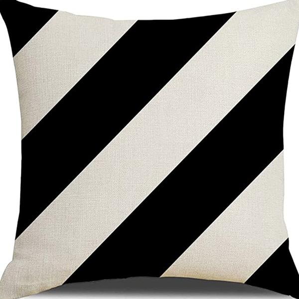 Popular Simple Abstract Geometric Pillow Case Nordic Morandi Home Sofa Car Cushion Cover