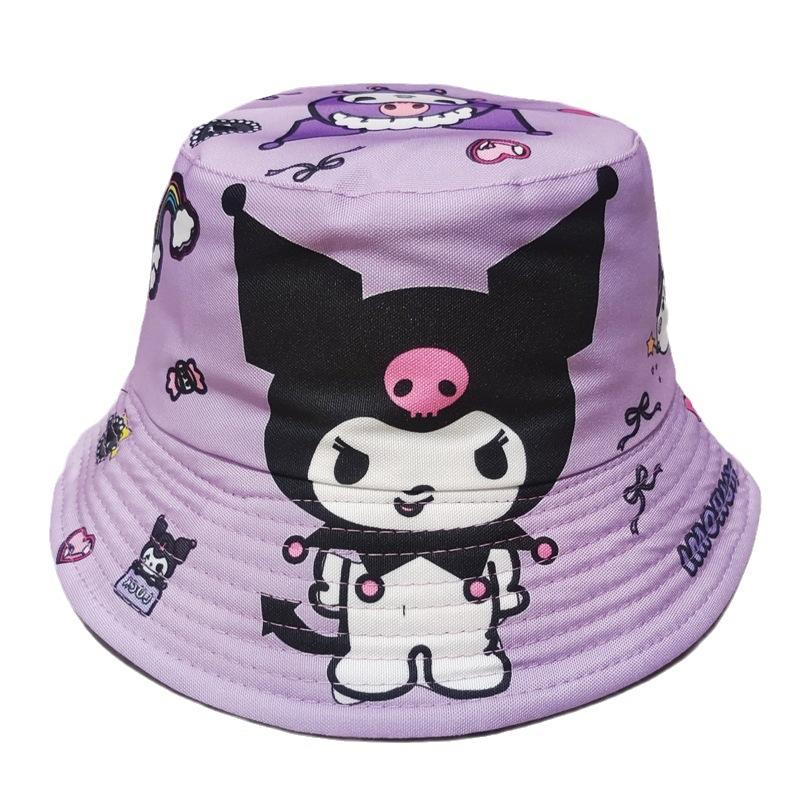 Adorable Anime Children's Fisherman Hats Bucket Hat for Women Men Lightweight Outdoor Travel Fishing Hat