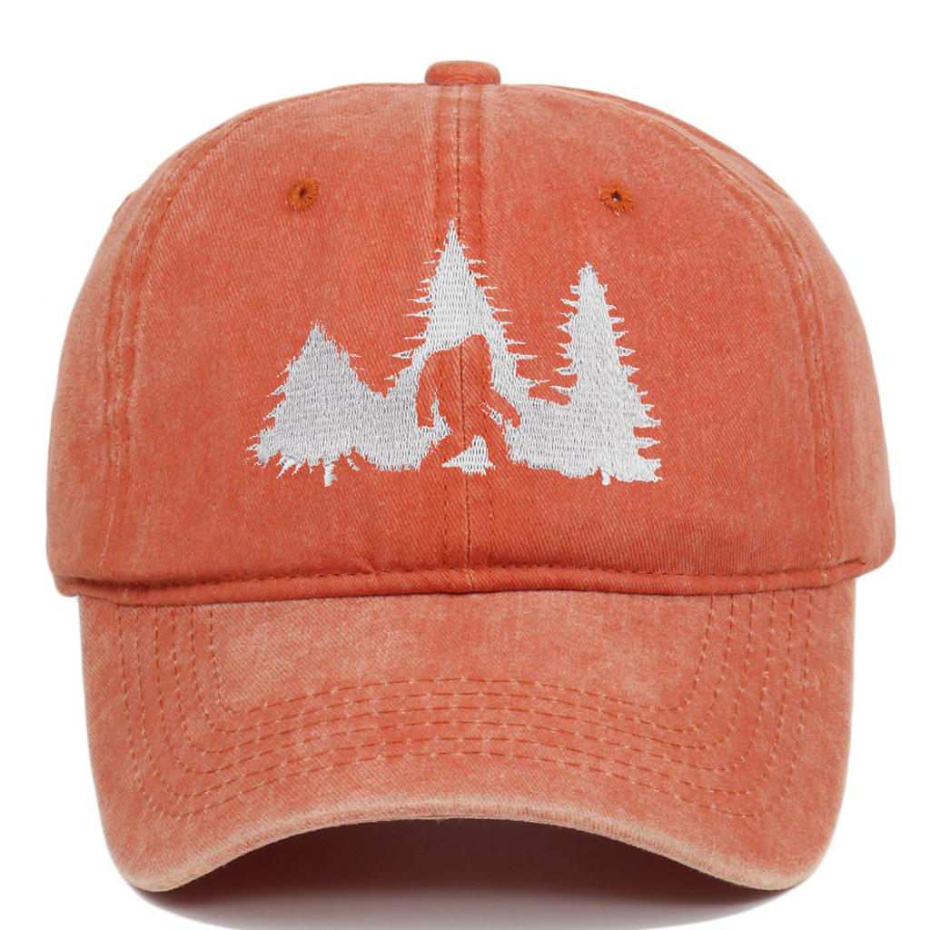 Bigfoot Embroidered Baseball Cap With Adjustable Fit For Casual Wear And Sun Protection