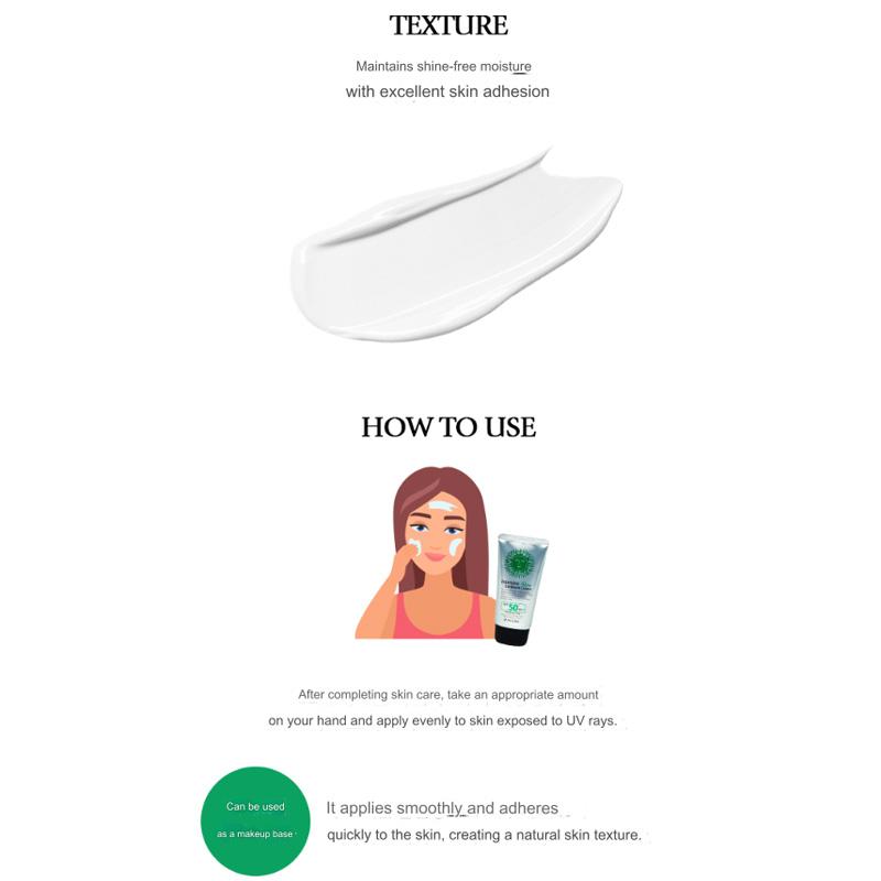 3w Clinic Crème solaire/écran solaire intensif au thé vert ou à l'aloès 70 ml (8 possibilités)