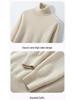 Autumn & Winter Women's Soft Cashmere High Neck Slimming Knitted Sweater