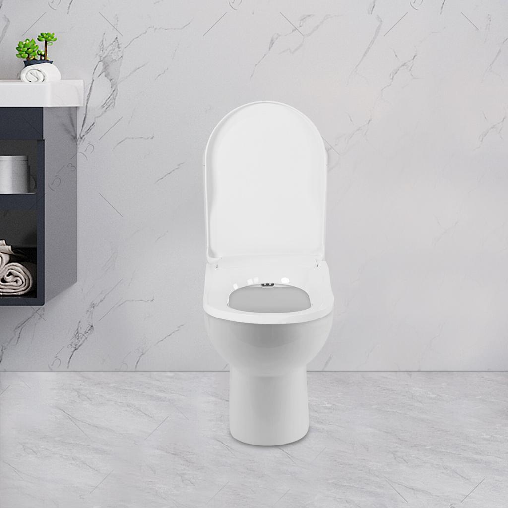 PP Material Non-Electric Bidet Toilet Seat Dual Nozzle Front Rear Wash Ergonomic Slow Damping for Bathroom Toilet Sanitary Use