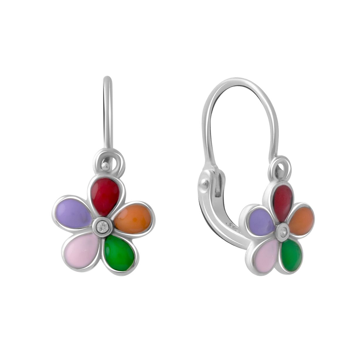 

Срібна каблучка з емалью (2081937)