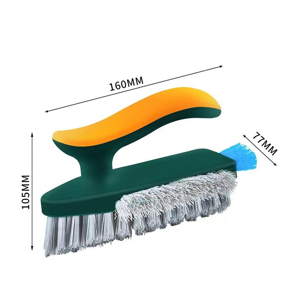 1/2pcs 4 In 1 V-Shape Scrubber Brush For Kitchen Bathroom Tile Floor Gap Window Groove Wall Corner Toilet Brushes Cleaning Tools