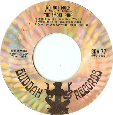 Disco de 7 polegadas SMOKE RING No Not Much BDA77 BUDDAH 1969 US Rock Usado