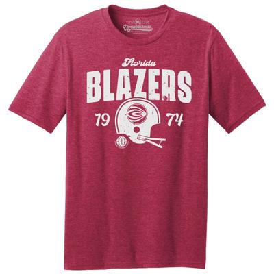 Florida Blazers 1974 WFL Football TRI-BLEND Tee Shirt - Gators, Dolphins