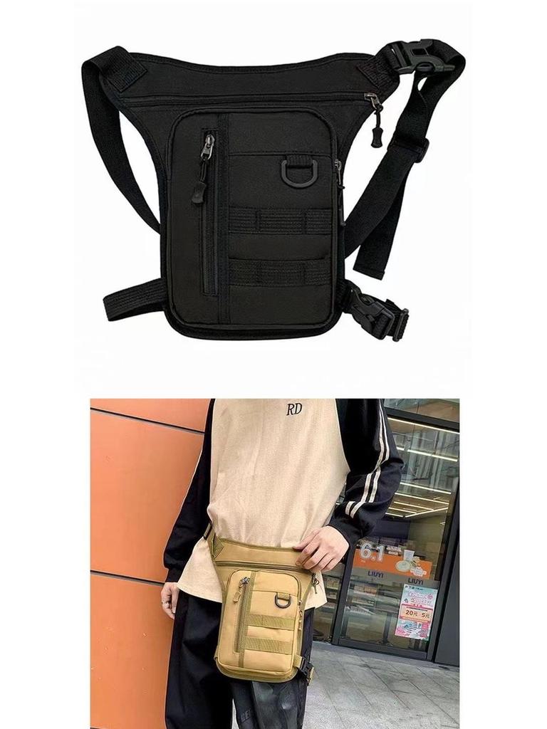 Heren Camouflage Tactische Fiets Taille & Been Tas - Lichtgewicht, Outdoor Sporttas