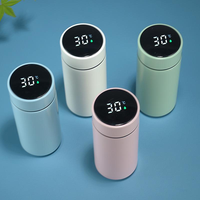 316 Stainless Steel Thermos Cup Mini Pocket Cup, Wind Intelligent Temperature Display, Boys And Girls School Water Cup
