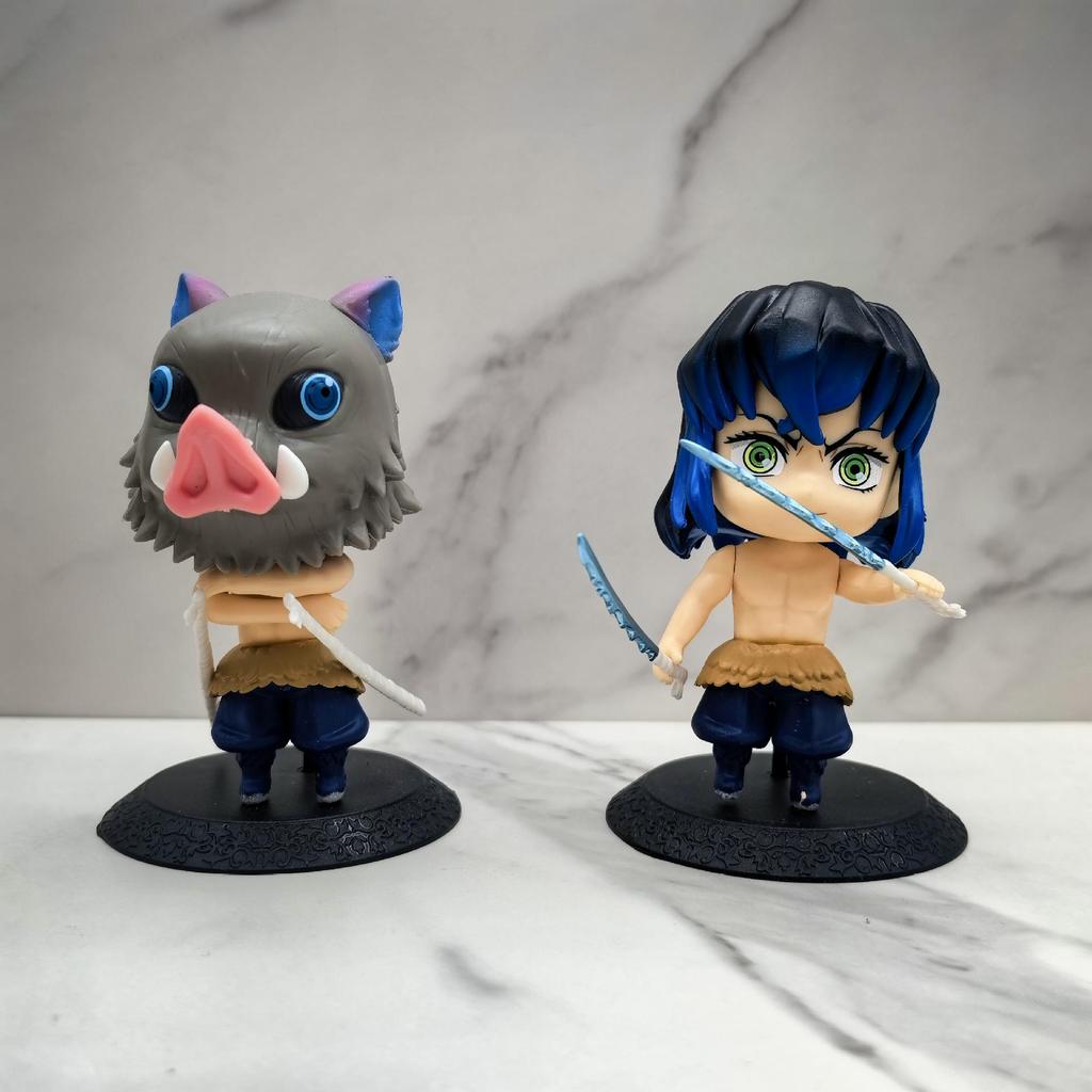 Demon Slayer Blind Box Action Figures: 10 Styles Featuring Tanjiro & Nezuko