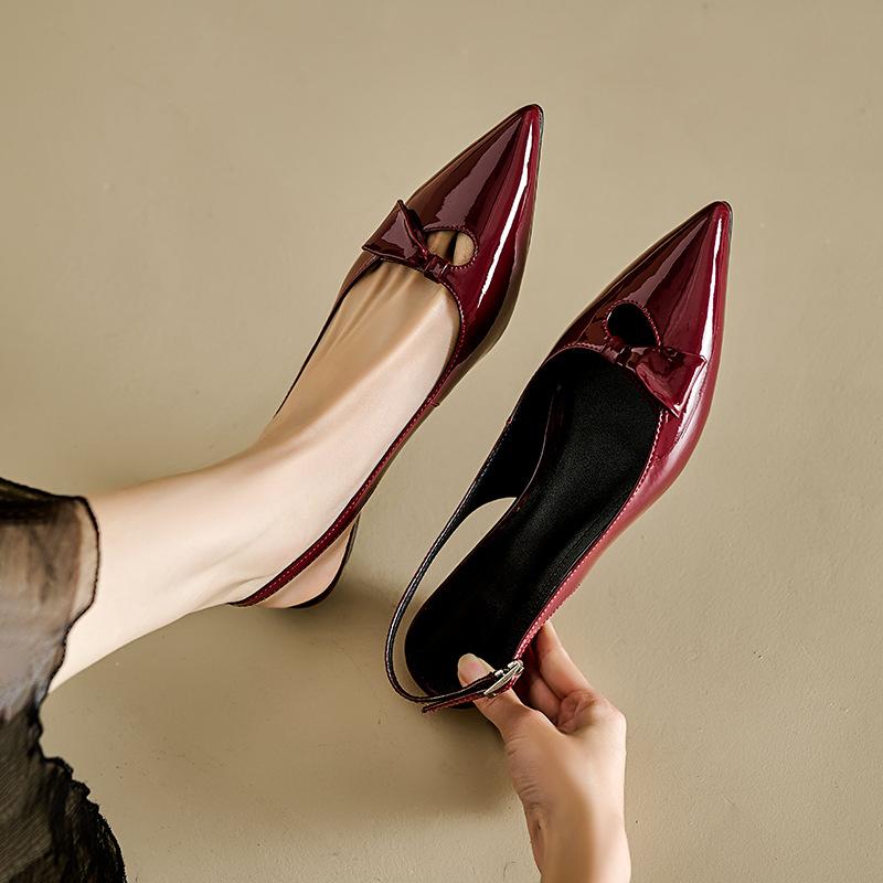 

Босоножки с открытым носком на низком каблуке, женские весенне-летние новые модели, с юбками, пустые одинарные туфли 40 бордовый