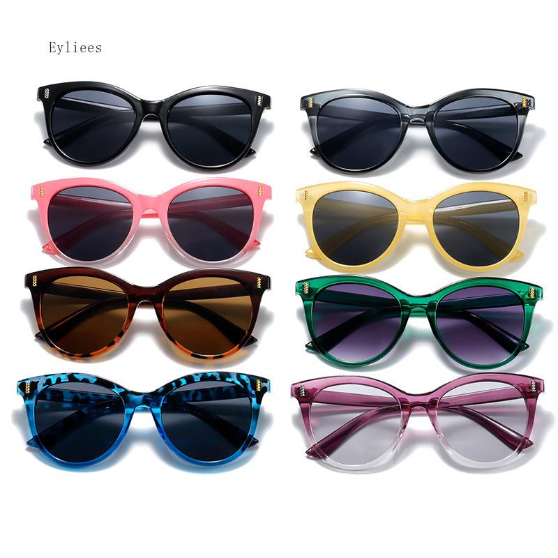 Fashion Oversized Cat Eye Female Sunglasses Retro Leopard Shades UV 400 Protection Male Trending Oval Sun Spectacles Gafas De Sol Mujer