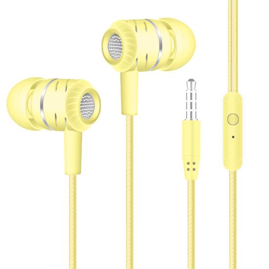 L301 Wired Earphone Bass 3.5mm In-ear Universal Deep Earbuds Gaming Headset with Microphone
