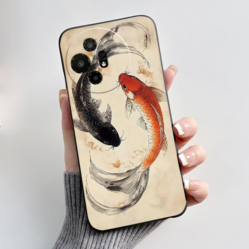 Casing For TCL 50 XL 50XL Nxtpaper 5G Case Luxury Dragon Cute Cool Boys Girls Black Slim Soft TPU Silicone Shockproof Back Cover