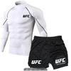 MMA Boxing Shorts Set Men Women - Stretchable Athletic Training Gear Muay Thai Kickboxing Wrestling Fitness