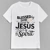 Led by The Holy Spirit, These Heat Transfer Flower Stickers Are Perfect for T-Shirts, Masks, Jeans, And Backpacks with a Literary Touch