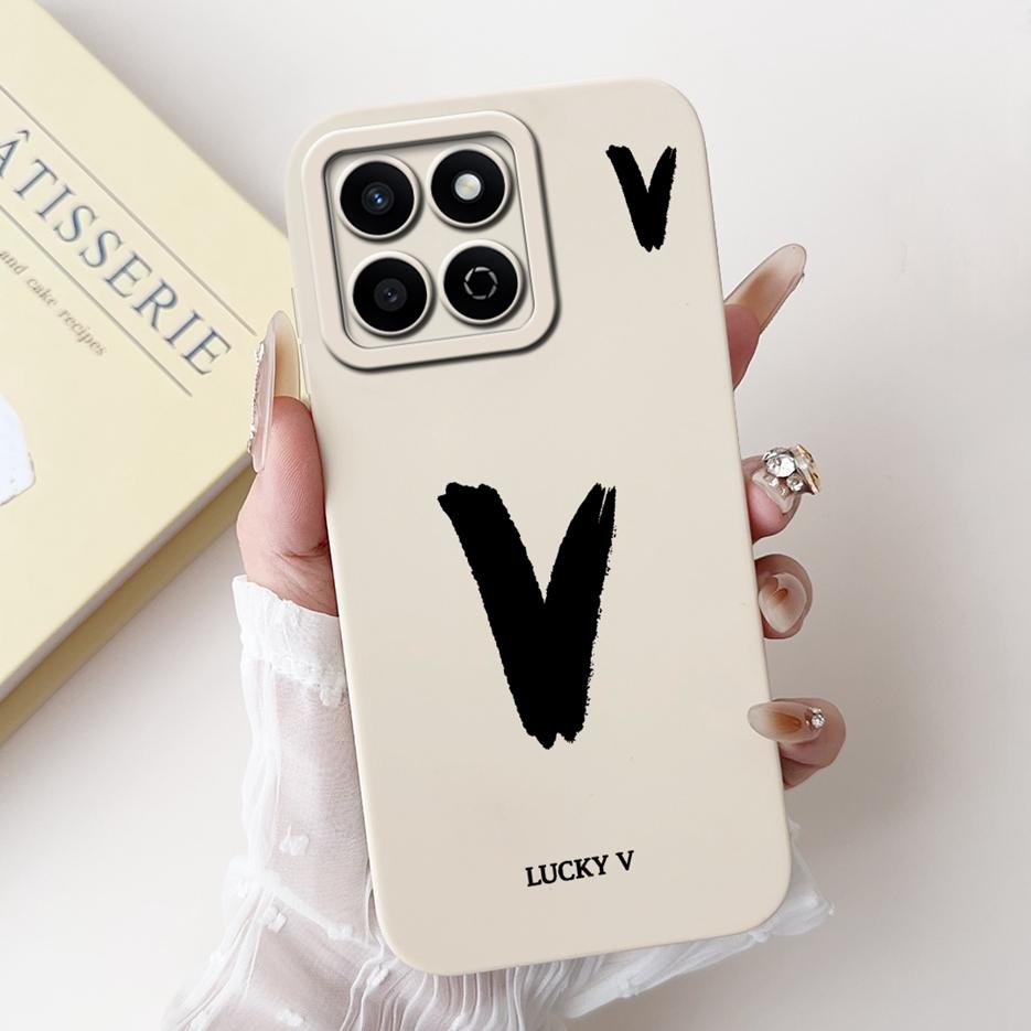 For Honor X7C Case ALT-LX2 Cute Lucky Letters Cover Shockproof Soft TPU Phone Case For Honor 200 Smart HonorX7C Back Cover Coque