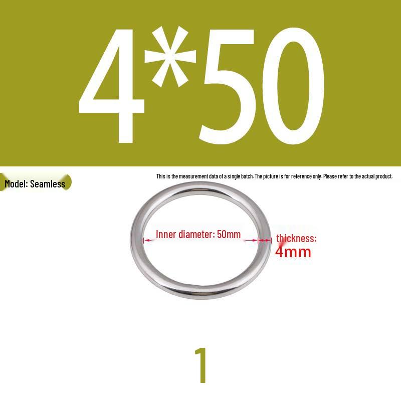 304 Stainless Steel Seamless O-Ring for Lifting and Hammock Yoga Connection