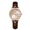 Full Diamond Light Luxury Women'S Fashion Calendar Luminous Waterproof Belt Quartz Watch
