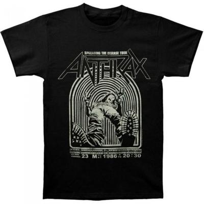 Anthrax Unisex Erwachsenen-Baumwoll-T-Shirt zur Verbreitung der Krankheit