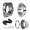Flexible Magnetic Dryer Vents Kit Quick Connection Strong Magnet Magnetic Dryer Vent Coupling Airtight Seal Space Saving