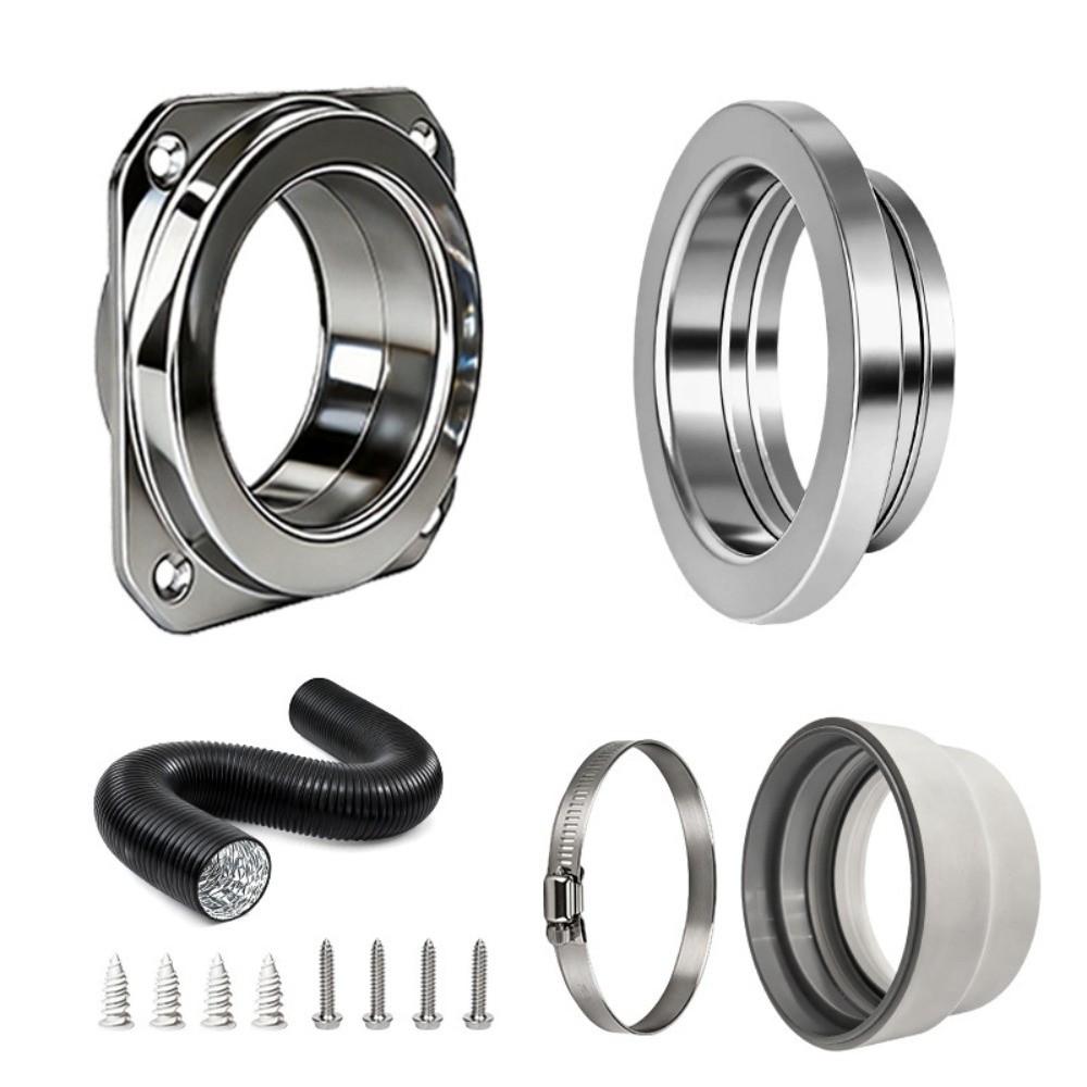 Flexible Magnetic Dryer Vents Kit Quick Connection Strong Magnet Magnetic Dryer Vent Coupling Airtight Seal Space Saving