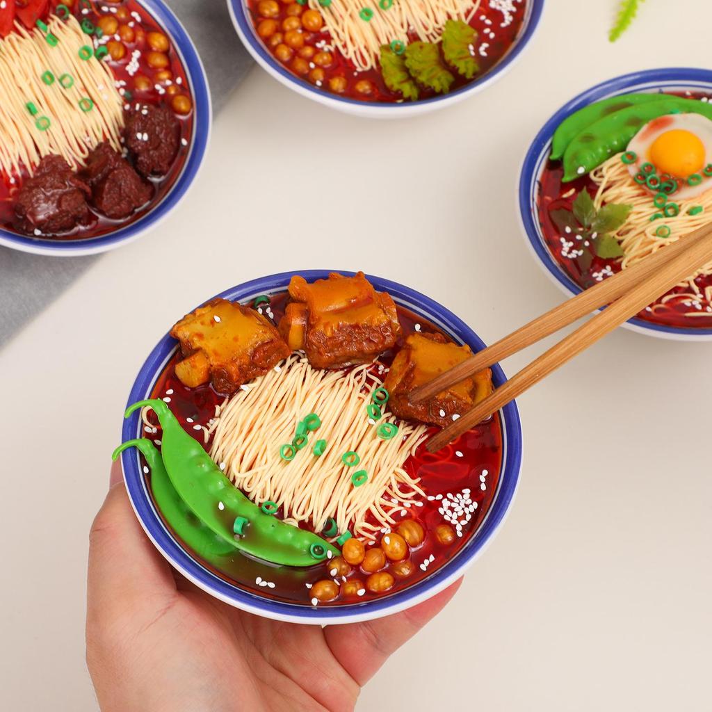 1:1 Ramen Simulation Model - Braised Beef, Rib, Intestine Noodle Props