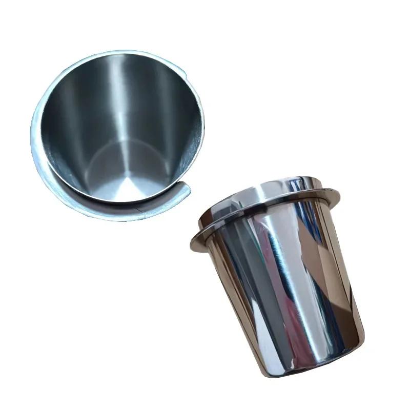 Edelstahl Espresso Kaffee Dosierbecher Kompatibel mit Siebträger Kaffeepulverzuführer Teil 51/53/58mm Kaffeezubehör