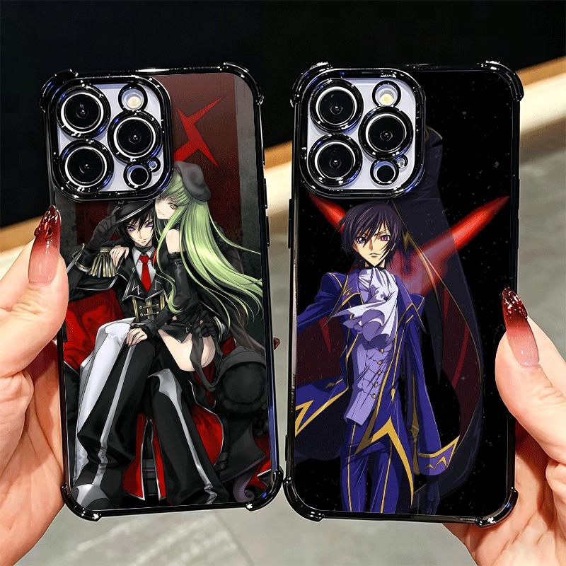 Code Geass Anime Plating Phone Case For Xiaomi Poco X5 X6 X7 X8 Pro Max F8 Ultra F7 M8 M7 M5S Redmi 15C 15 14C 13C 13 X3 12C F6