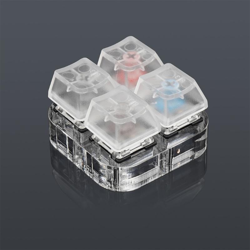 MX Switch Mechanical Switch Keychain For Keyboard Switches Tester Kit Without LED Light Toys Stress Relief Gifts