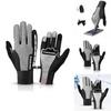 Comfortable Men Winter Warm Windproof Waterproof Anti-slip Thermal Touch Screen Gloves For Outdoor Use