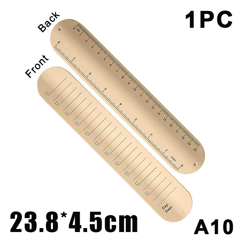 Silicone Wristband Wristband Notebook Reusable Erasable To-Do List Bracelet Curve Ruler Multi-Functional