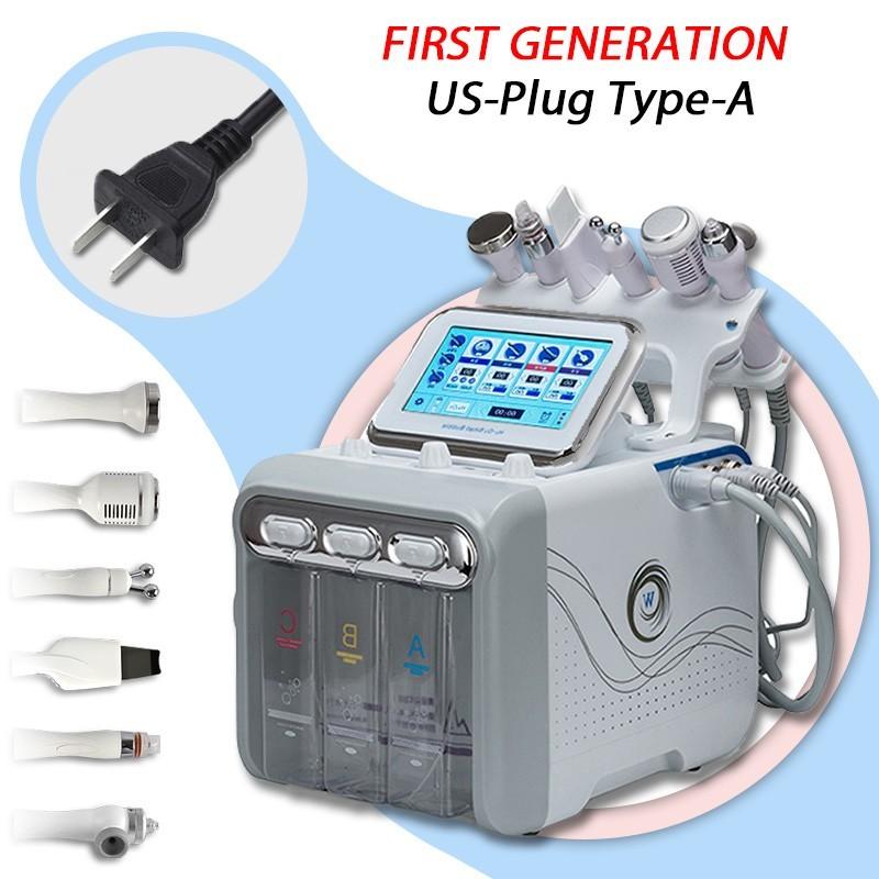 NewH2O2 6 w 1 przenośny Hydrodermabrazja pielęgnacja skóry urządzenie kosmetyczne woda strumień tlenu Hydro Peeling diamentowy mikrodermabrazja