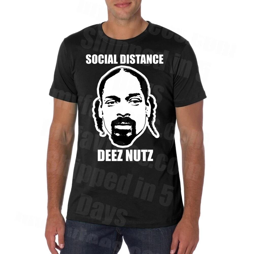 Social Distance These Nutz Deez Snoop Dogg T shirt Free Shipping S