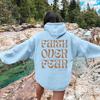New Style Casual Sweatshirt For Women Plus Velvet Thick Warm Coat With Hood Printed Letters Women'S Fashion Trend