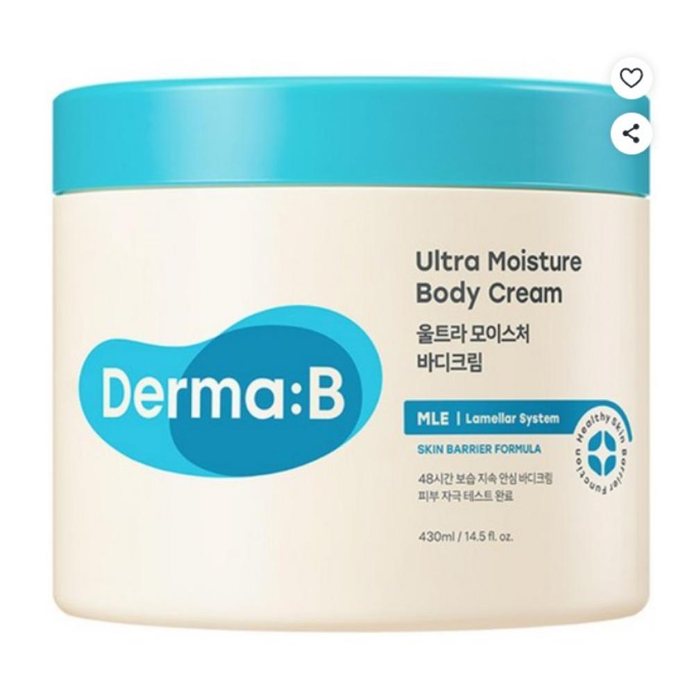 DERMABY Ultra Moisture Body Cream Deep Hydrating & Nourishing Body Lotion 430ml