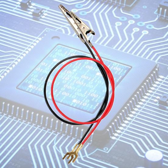 10Pcs Battery Bulb Holder Connecter U Shaped End Sturdy Science Supplies Electrical Testing Experiment Crocodile Clips Wire Connecter for School