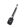Silicone & Stainless Steel Heat-Resistant Food Tongs with Stand, 9" & 12" for BBQ, Steak, and Bread.