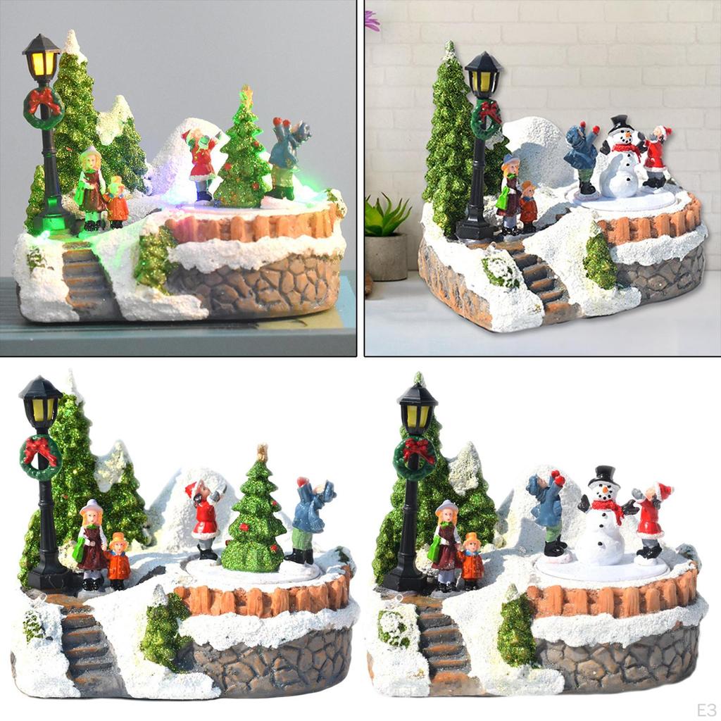 Music Box Christmas Gift Desktop Ornaments Home Decoration Gifts for Children Year