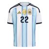 adidas Argentina 26 Home Martinez Jersey White/Icey Blue/Soccr-Arq-Sav