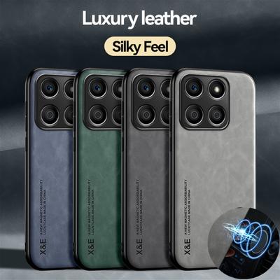 Custodia antiurto per Honor X8b X6b X8a 5G Custodia protettiva Supporto per auto con ventosa magnetica integrata Coque Funda Capa