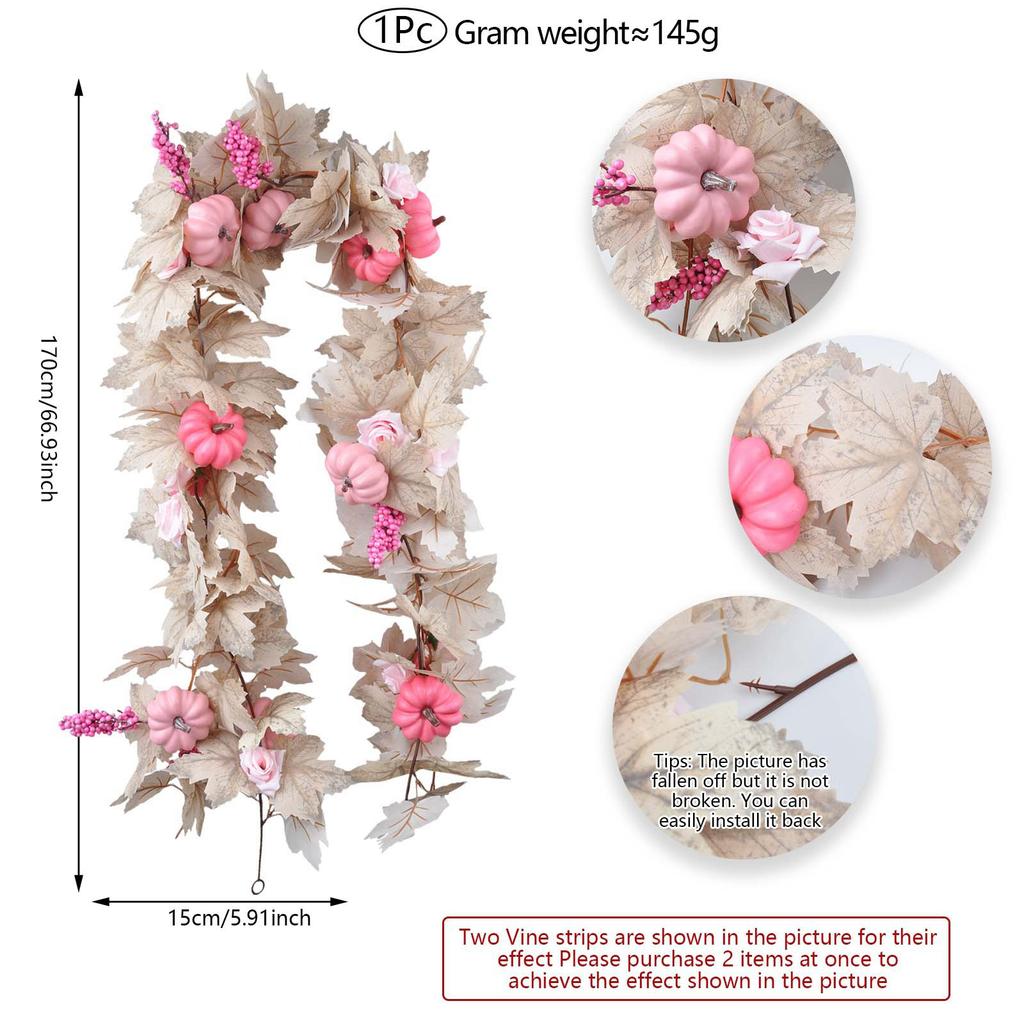 Artificial Rattan For Holiday Decoration, Outdoor Home Walls, Courtyard Decoration, Hanging Flower Garlands