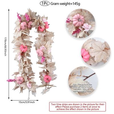 Artificial Rattan For Holiday Decoration, Outdoor Home Walls, Courtyard Decoration, Hanging Flower Garlands